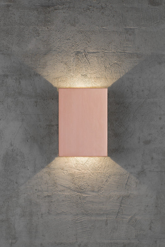 Aplique de Parede Exterior em Cobre FOLD 15 NORDLUX