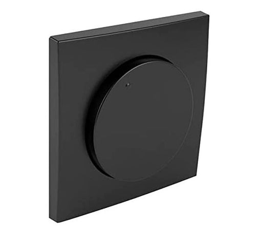 Center for light dimmer/switch - matt black - Efapel Logus 90