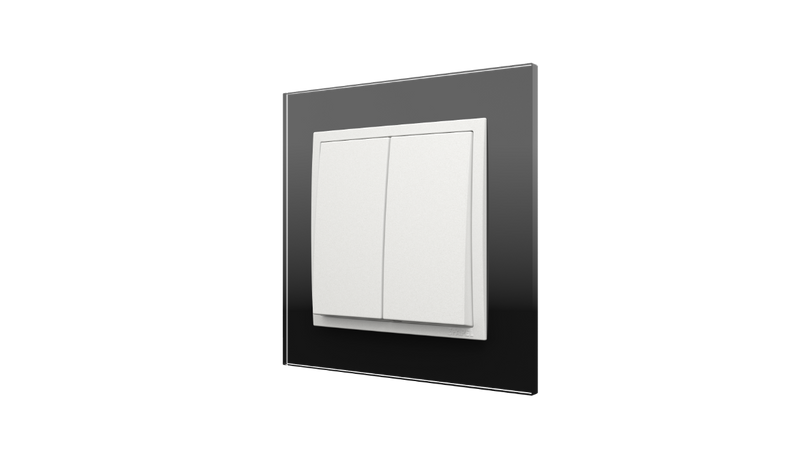 Load image into Gallery viewer, Double switch/Chandelier switch Black Crystal/Ice, Logus 90 Crystal - Complete Kit 
