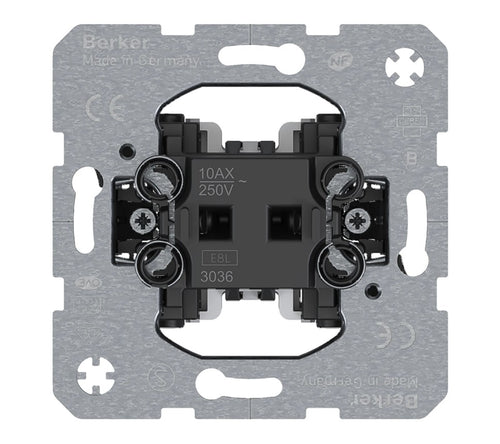 Comutador de escada, 10AX 250V - Berker 3036