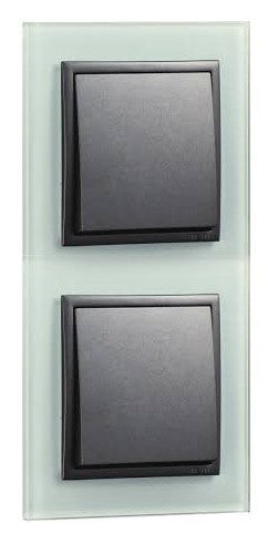 Carregar imagem no visualizador da galeria Espelho Duplo Cristal/Gris EFAPEL 90920 TCS Série LOGUS 90 
