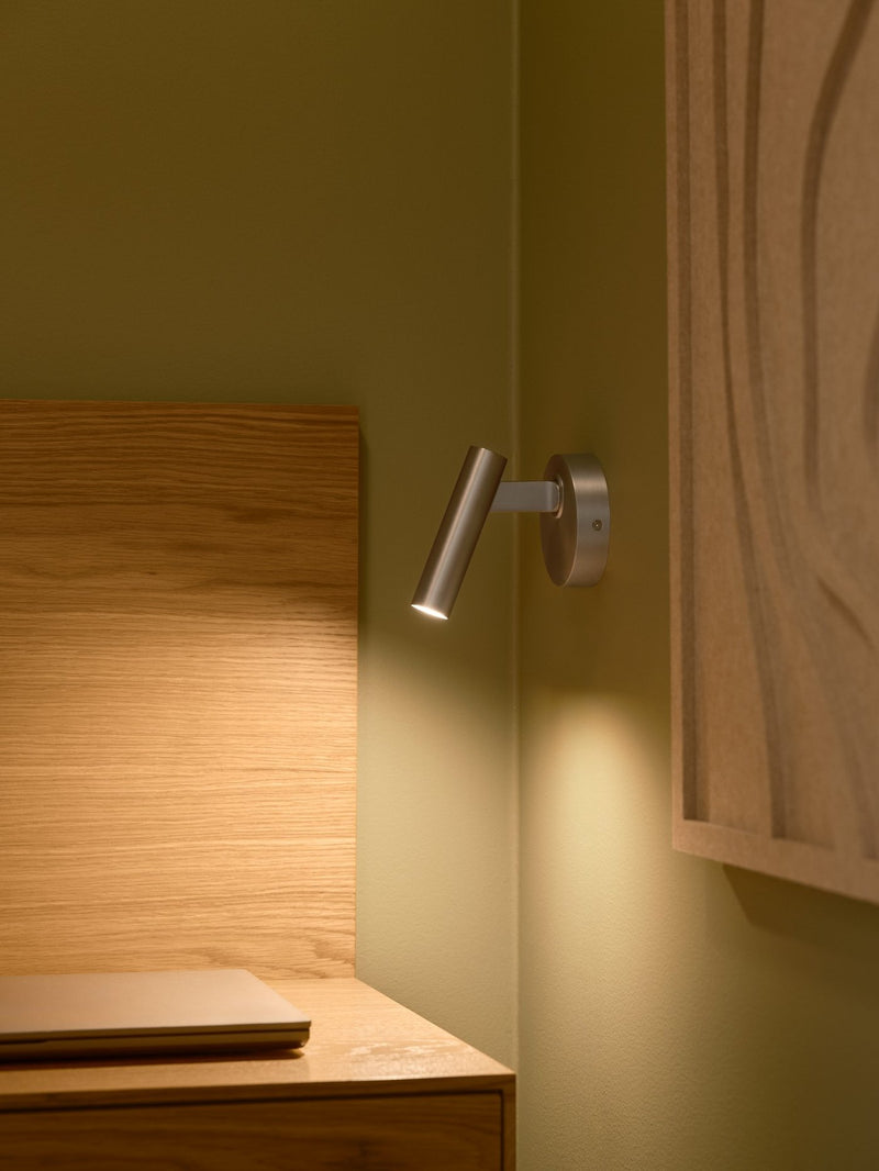 Carregue imagem no visualizador da galeriaAplique de Parede Minimalista com Cabeça Ajustável Makoto NORDLUX
