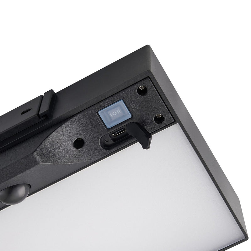 Carregue imagem no visualizador da galeriaAplique de Parede Solar Preto com Sensor de Movimento MONAY NORDLUX
