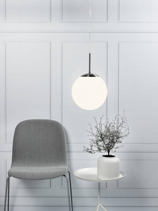 Candeeiro Suspenso Cafe 30 Opal Branco NORDLUX