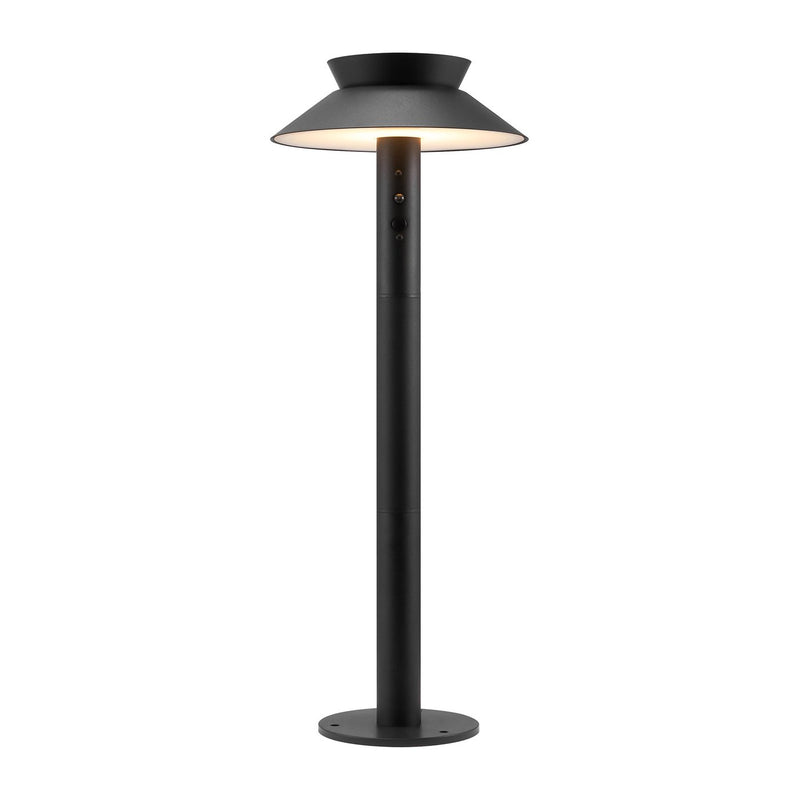 Cargue la imagen en el visor de la galería, Luz de Jardim Solar com Sensor de Movimento Preto JUSTINA NORDLUX
