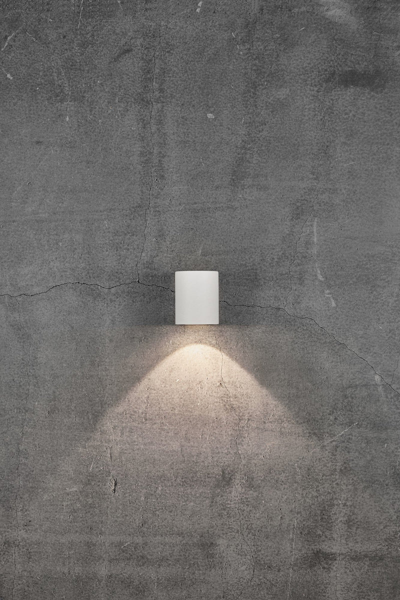 Carregue imagem no visualizador da galeriaAplique de Parede Exterior Branco Canto NORDLUX
