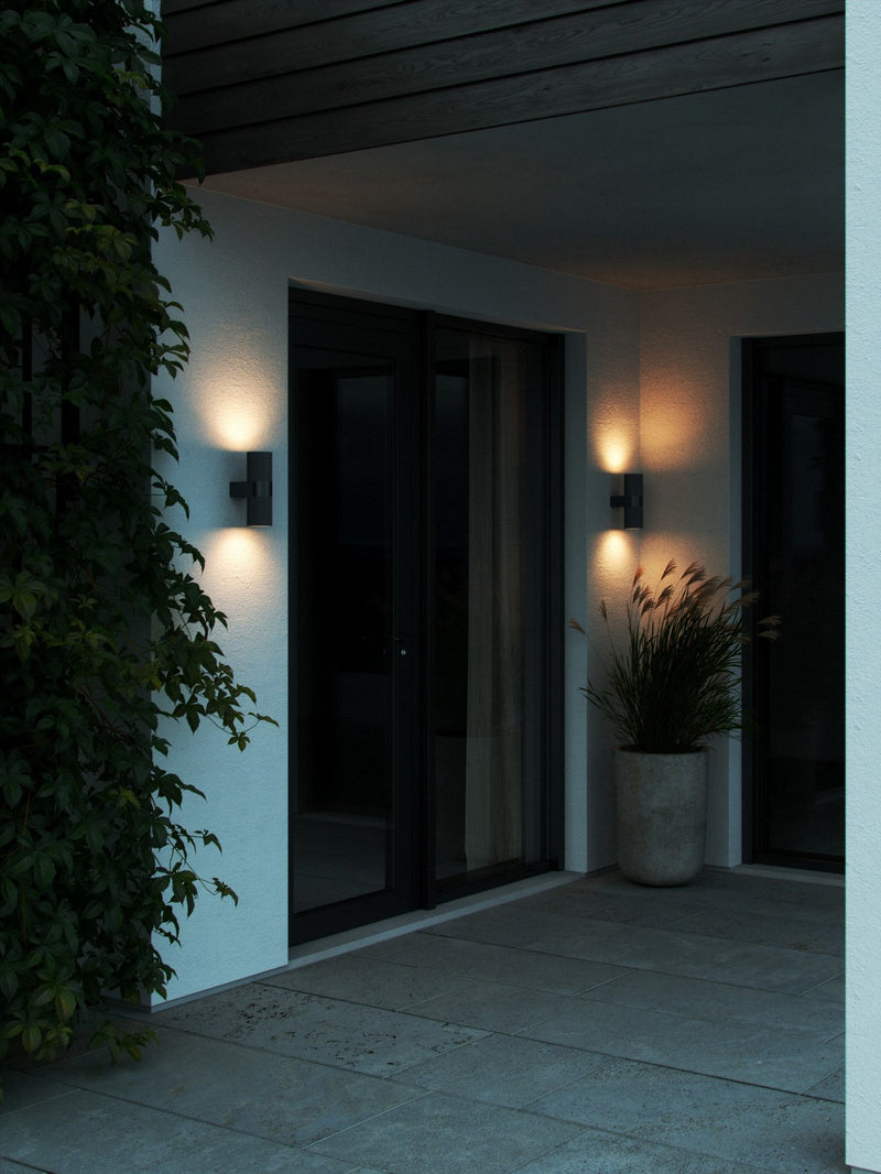 Load image into Gallery viewer, Wall Light Black with Rippled Surface KYKLOP NORDLUX
