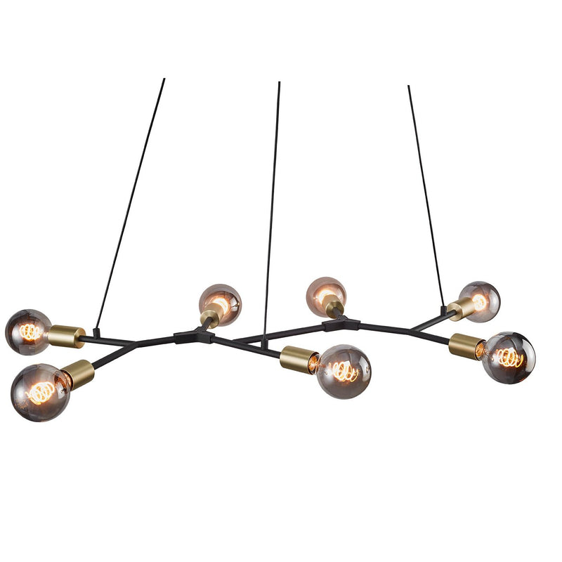 Load image into Gallery viewer, 7-Spot Pendant Industrial Preto JOSEFINE NORDLUX

