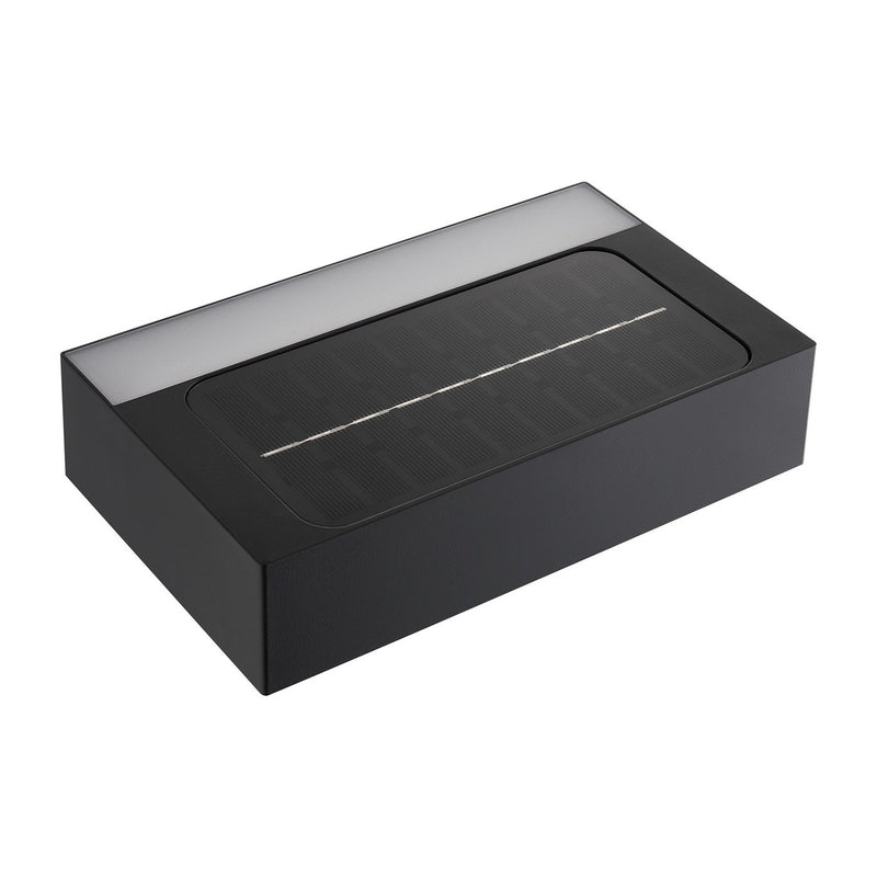 Carregue imagem no visualizador da galeriaAplique de Parede Solar Preto com Sensor de Movimento MONAY NORDLUX
