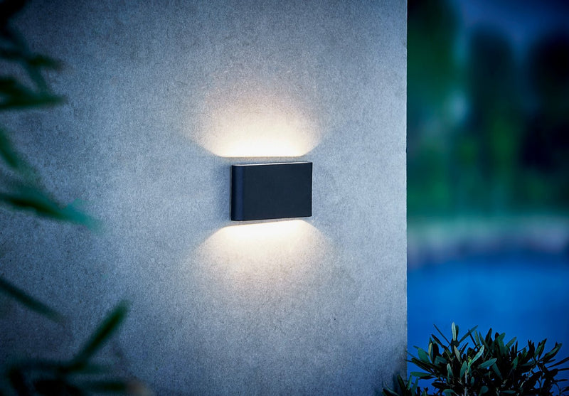 Carregue imagem no visualizador da galeriaAplique de Parede Exterior Preto Kinver NORDLUX
