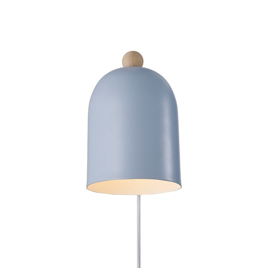 Aplique de Parede de Linhas Suaves com Detalhe em Madeira Gaston NORDLUX