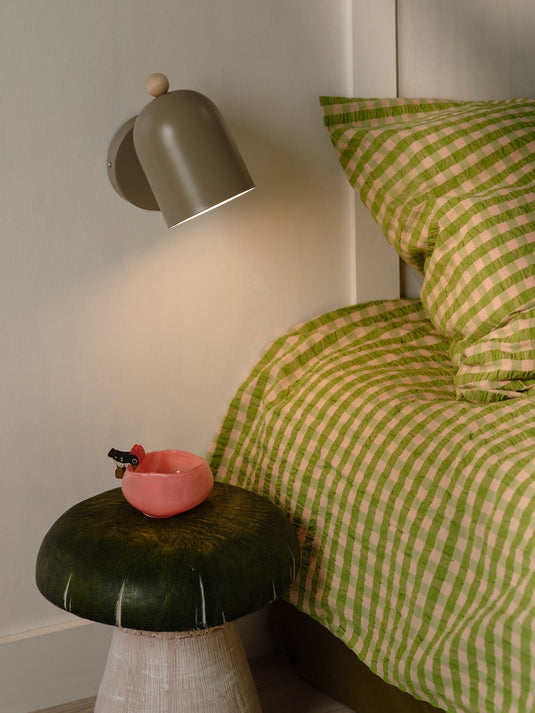 Aplique de Parede com Abajur Flexível Castanho Claro Gaston NORDLUX