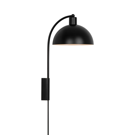 Aplique de Parede Preto Minimalista Ellen NORDLUX