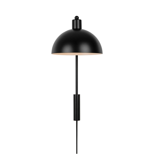 Aplique de Parede Preto Minimalista Ellen NORDLUX