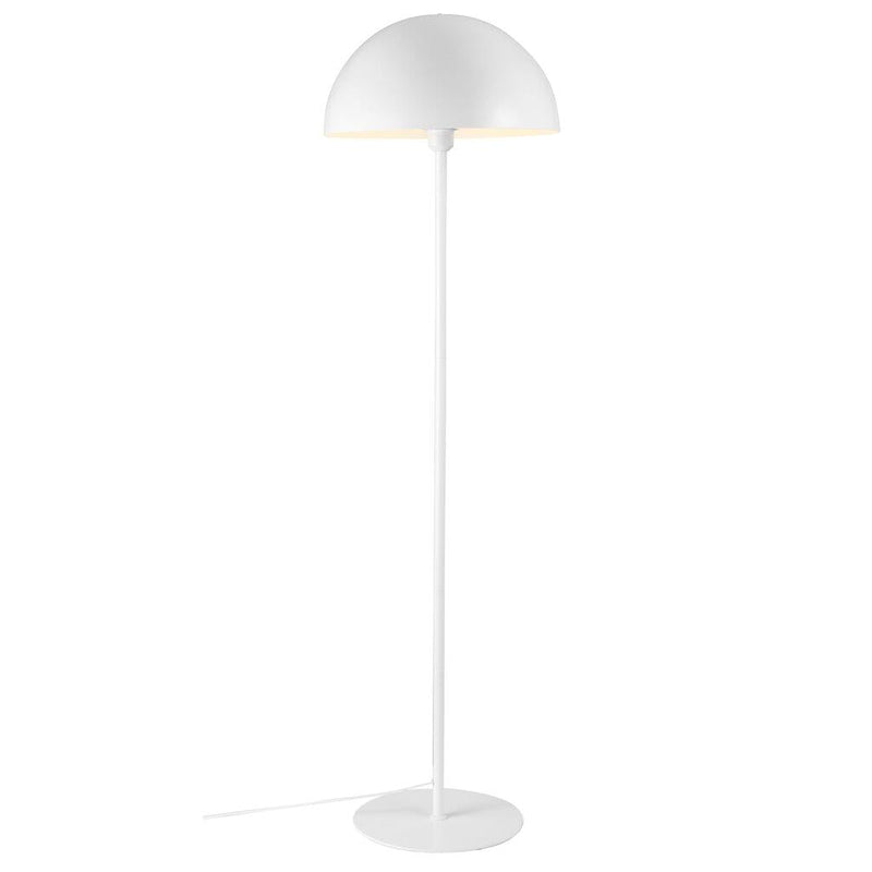Cargue la imagen en el visor de la galería, Candeeiro de Pé Branco com Estrutura em Metal e Plástico ELLEN NORDLUX
