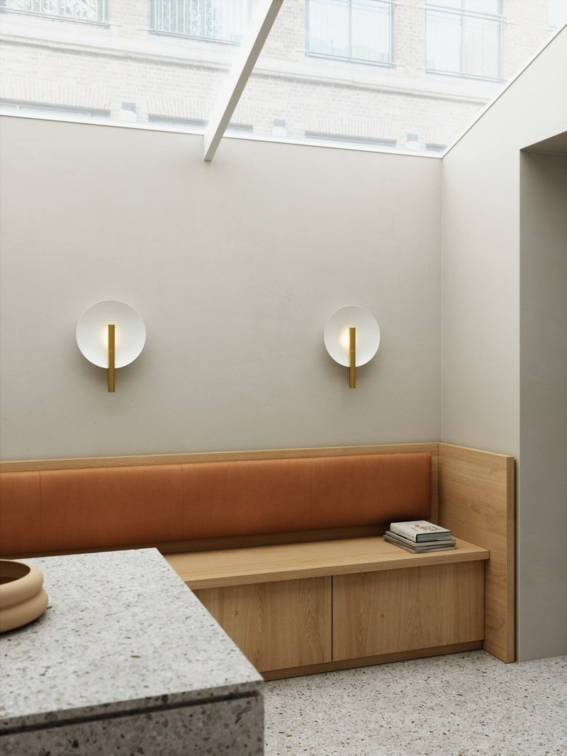 Carregue imagem no visualizador da galeriaAplique de Parede em Latão Escovado FURIKO NORDLUX
