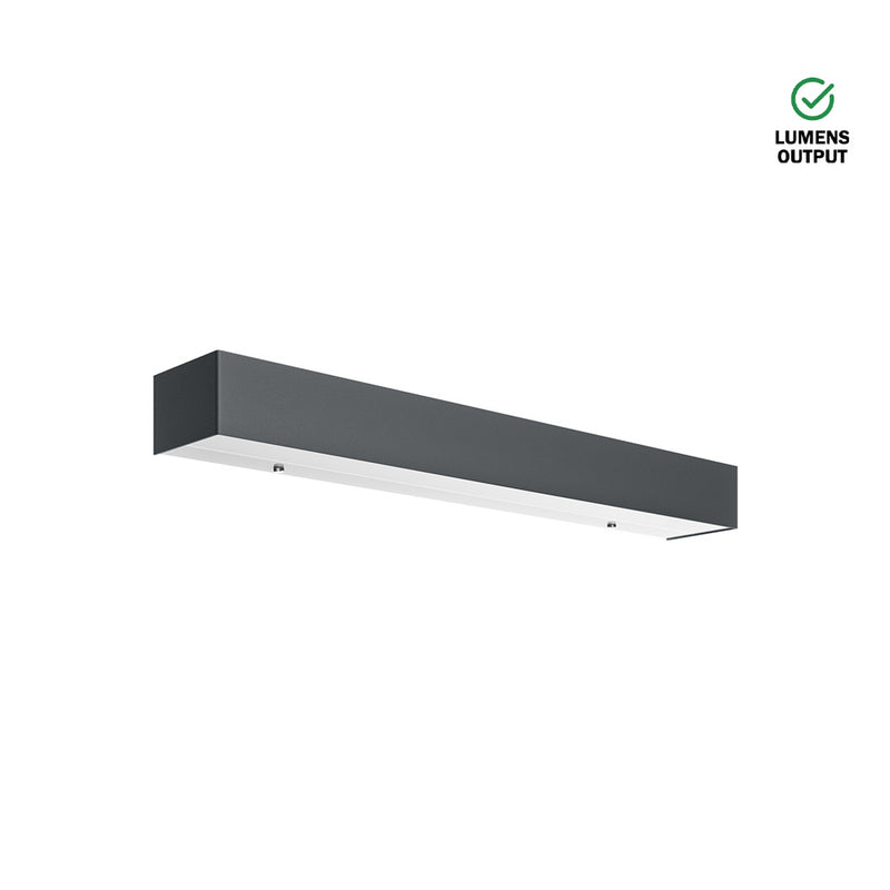 Carregue imagem no visualizador da galeriaLuminária Saliente de Parede em Aço Inox Escovado Tromilux
