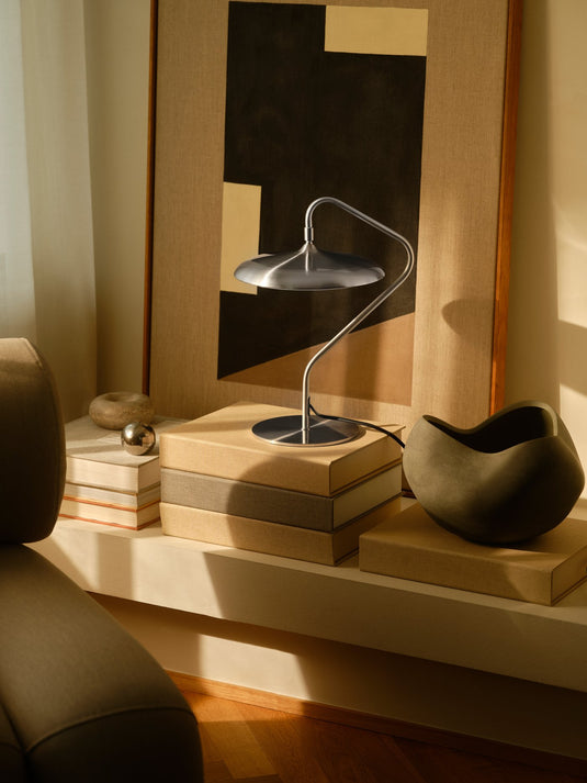 Candeeiro de Mesa Minimalista em Aço Inoxidável Artist NORDLUX