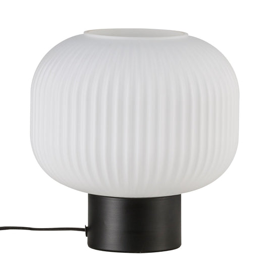 Candeeiro de Mesa com Vidro Opalino Sopro Milford NORDLUX