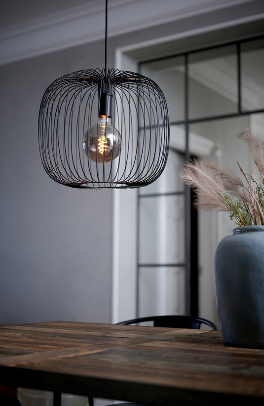Candeeiro Suspenso Preto Minimalista BERONI NORDLUX