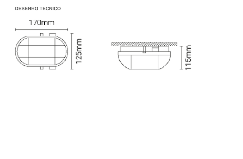 Cargue la imagen en el visor de la galería, Luminária Saliente para Espaços Exteriores Tromilux
