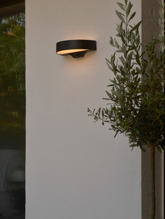 Aplique de Parede Solar Preto MONAY NORDLUX