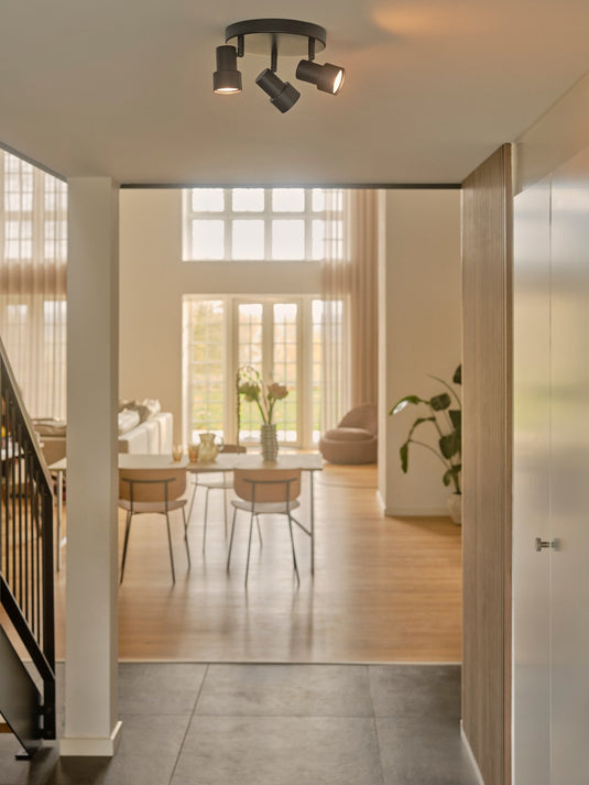 Candeeiro de Teto Minimalista Preto BOSTON NORDLUX