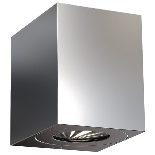 Aplique de Parede Exterior em Aço Inoxidável Canto Kubi 2 NORDLUX