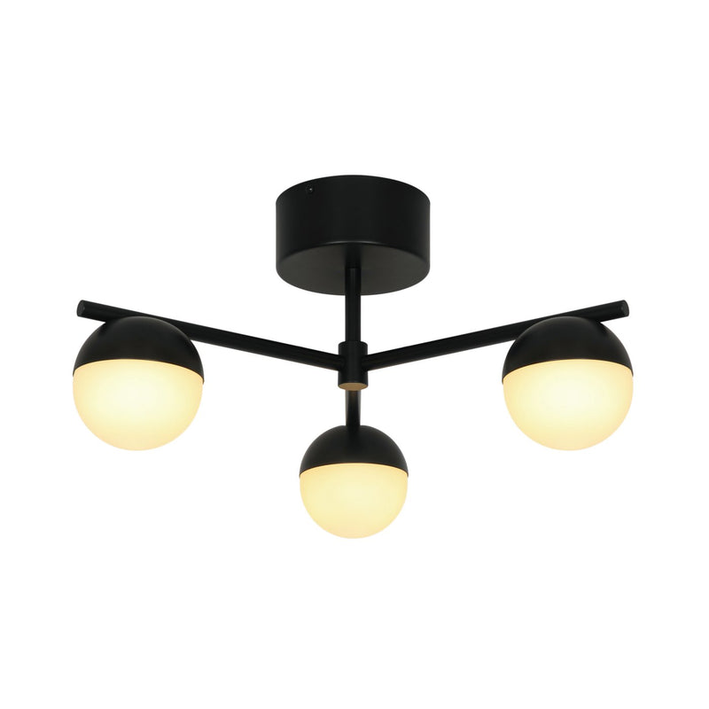 Carregue imagem no visualizador da galeriaCandeeiro de Teto Contina Preto NORDLUX
