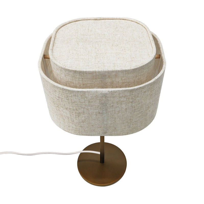 Carregue imagem no visualizador da galeriaCandeeiro de Mesa Bege Takai NORDLUX
