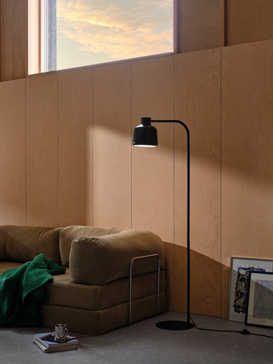 Candeeiro de Pé Preto com Cabeça Ajustável LOUELLA NORDLUX