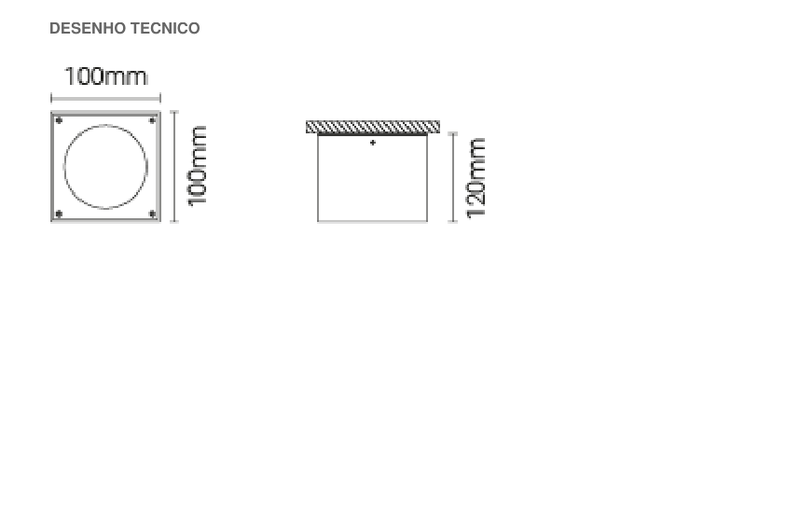 Carregue imagem no visualizador da galeriaLuminária Saliente de Teto para Exterior Tromilux
