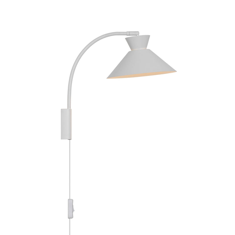Carregue imagem no visualizador da galeriaAplique de Parede com Cabeça Ajustável em Metal Branco Dial NORDLUX
