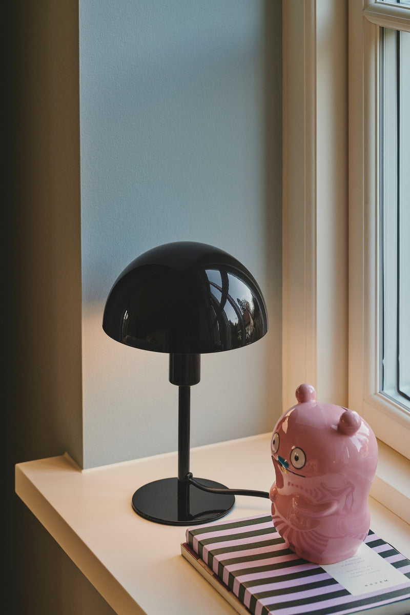 Carregue imagem no visualizador da galeriaCandeeiro de Mesa Miniatura Preto ELLEN NORDLUX
