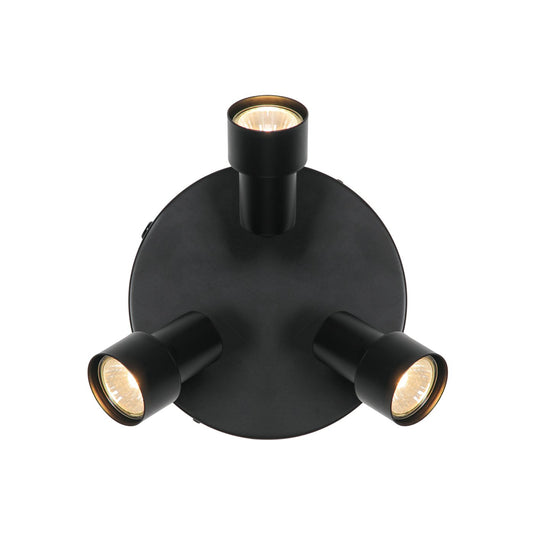 Candeeiro de Teto Minimalista Preto BOSTON NORDLUX
