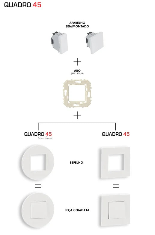 Carregue imagem no visualizador da galeriaDetetor de Movimento 400W Efapel série Quadro 45 cor branco - 45402 SBR
