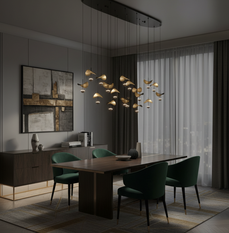 Cargue la imagen en el visor de la galería, Candeeiro de teto luxuoso, Dracera - Eglo
