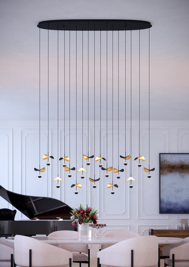 Cargue la imagen en el visor de la galería, Candeeiro de teto luxuoso, Dracera - Eglo
