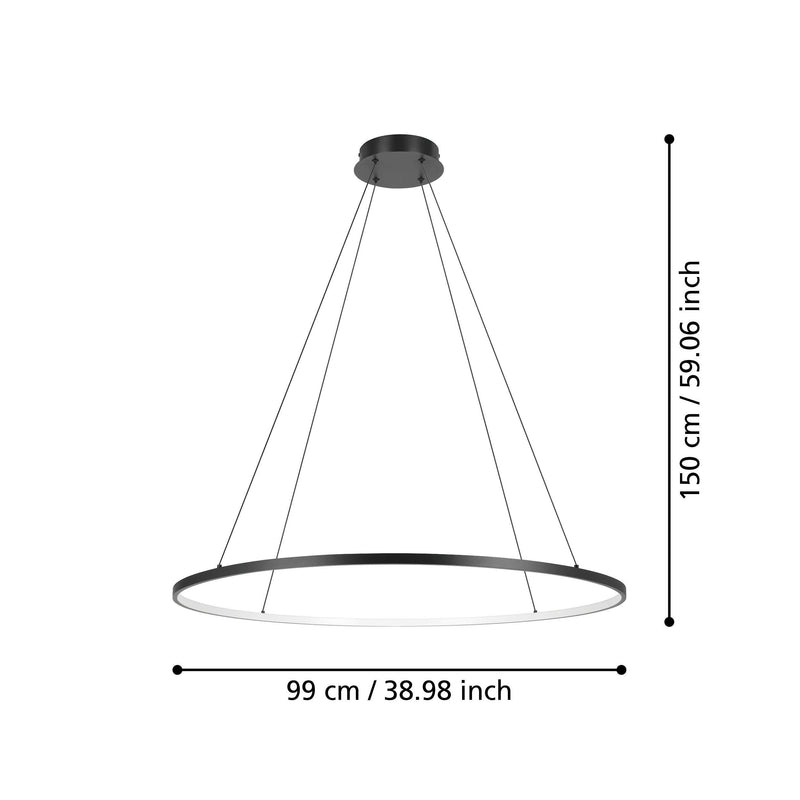 Carregue imagem no visualizador da galeriaCandeeiro suspenso Parruta - Eglo
