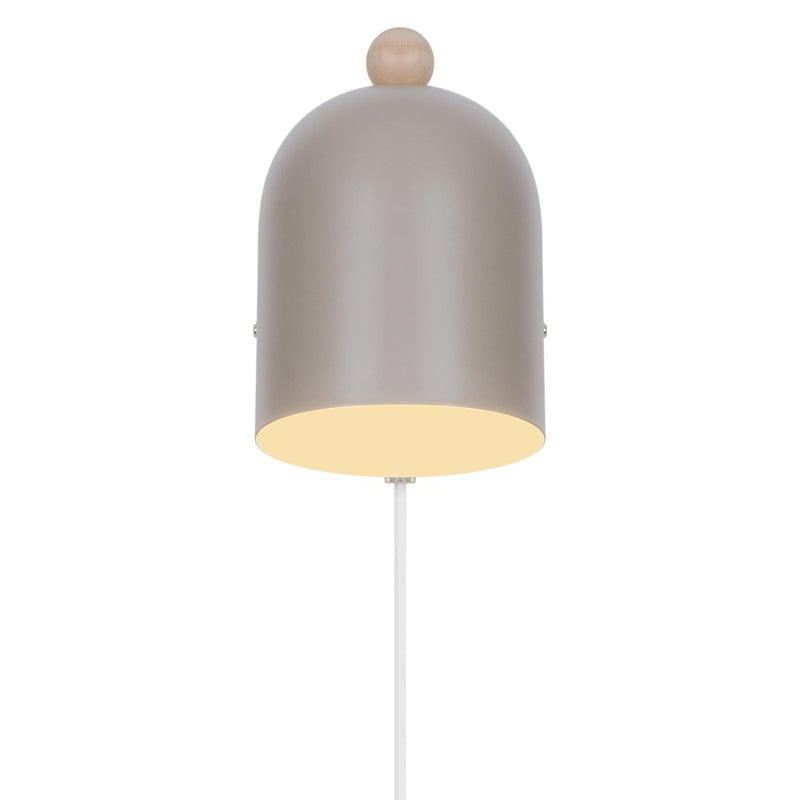 Cargue la imagen en el visor de la galería, Aplique de Parede com Abajur Flexível Castanho Claro Gaston NORDLUX
