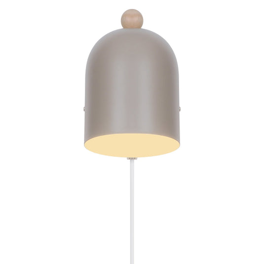 Aplique de Parede com Abajur Flexível Castanho Claro Gaston NORDLUX