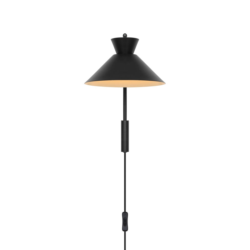 Carregue imagem no visualizador da galeriaAplique de Parede Preto DIAL NORDLUX
