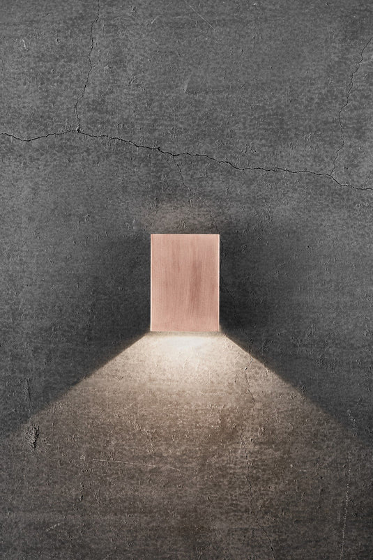 Aplique de Parede Exterior em Cobre Fold 10 NORDLUX