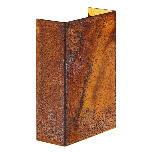 Aplique de Parede Exterior em Corten FOLD 10 NORDLUX