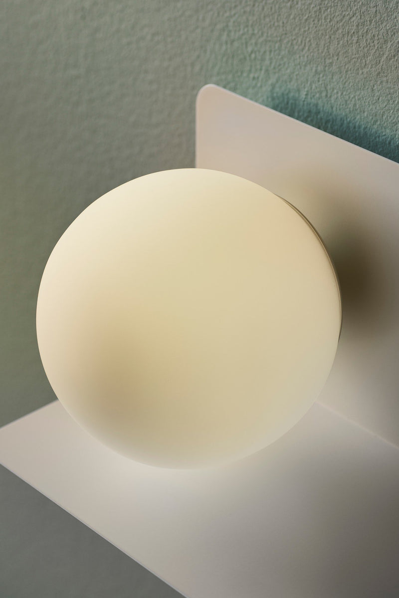 Carregue imagem no visualizador da galeriaAplique de Parede com Prateleira Branco Lilibeth NORDLUX
