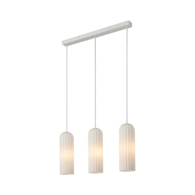 Load image into Gallery viewer, Candeeiro de Teto Suspenso em Vidro Fluted Miella NORDLUX
