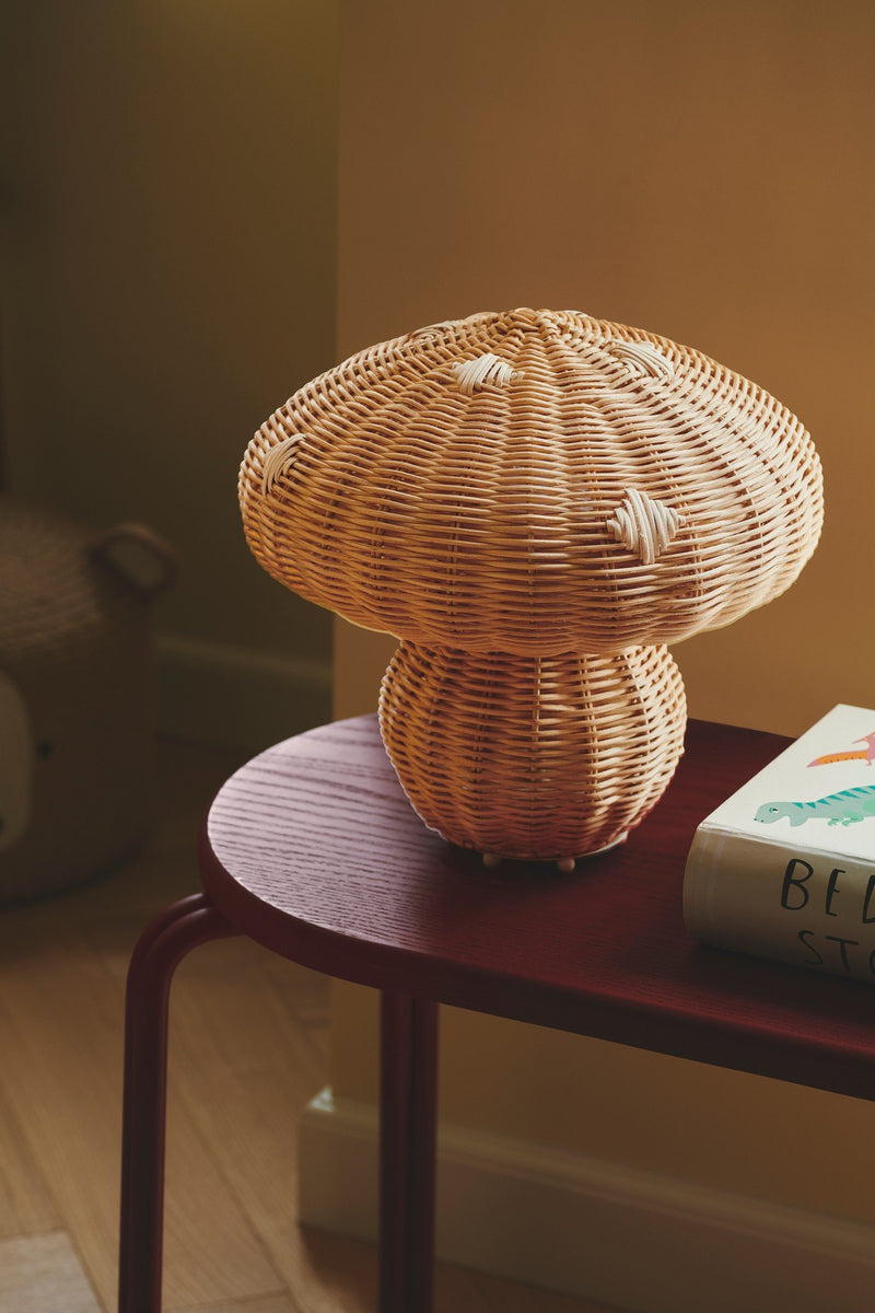 Chargez l'image dans la visionneuse de la galerie, Candeeiro de Mesa Pequeno em Rattan Allie NORDLUX
