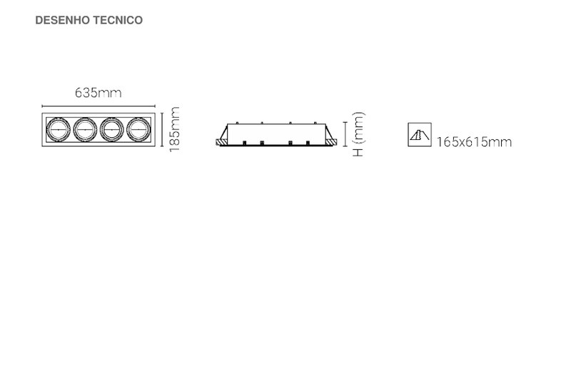 Carregue imagem no visualizador da galeriaLuminária de Encastrar com Aba de Remate Tromilux
