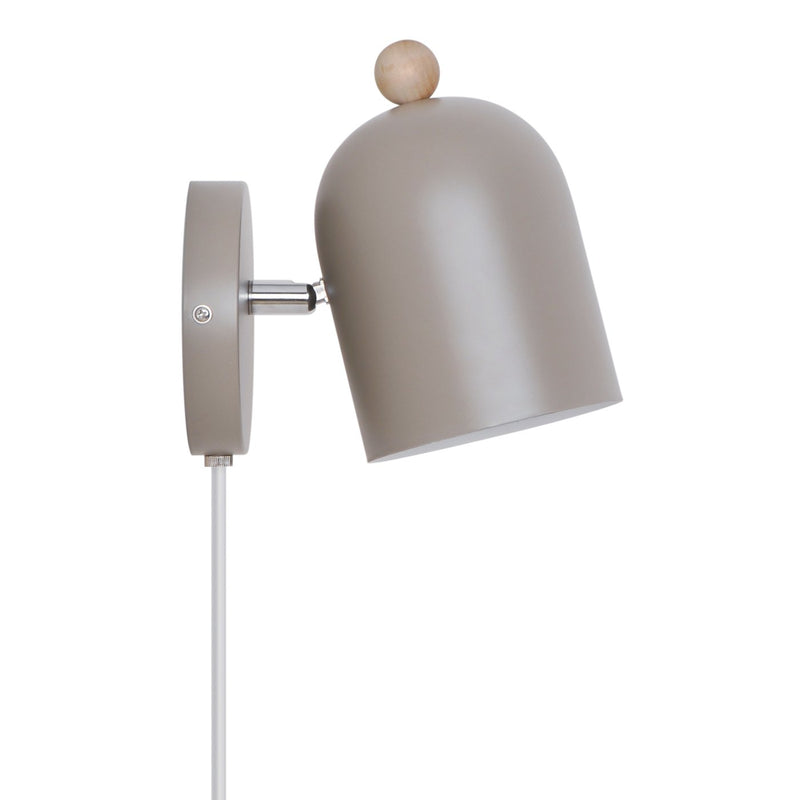 Cargue la imagen en el visor de la galería, Aplique de Parede com Abajur Flexível Castanho Claro Gaston NORDLUX
