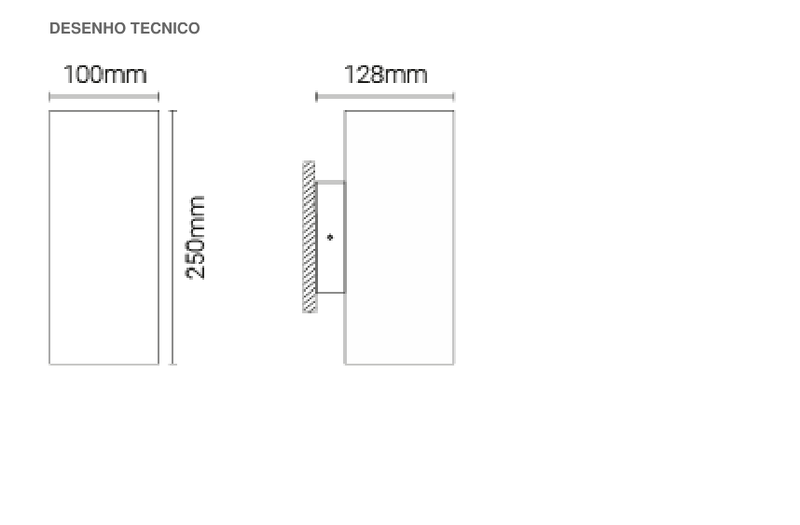 Cargue la imagen en el visor de la galería, Luminária saliente de parede para exterior Tromilux
